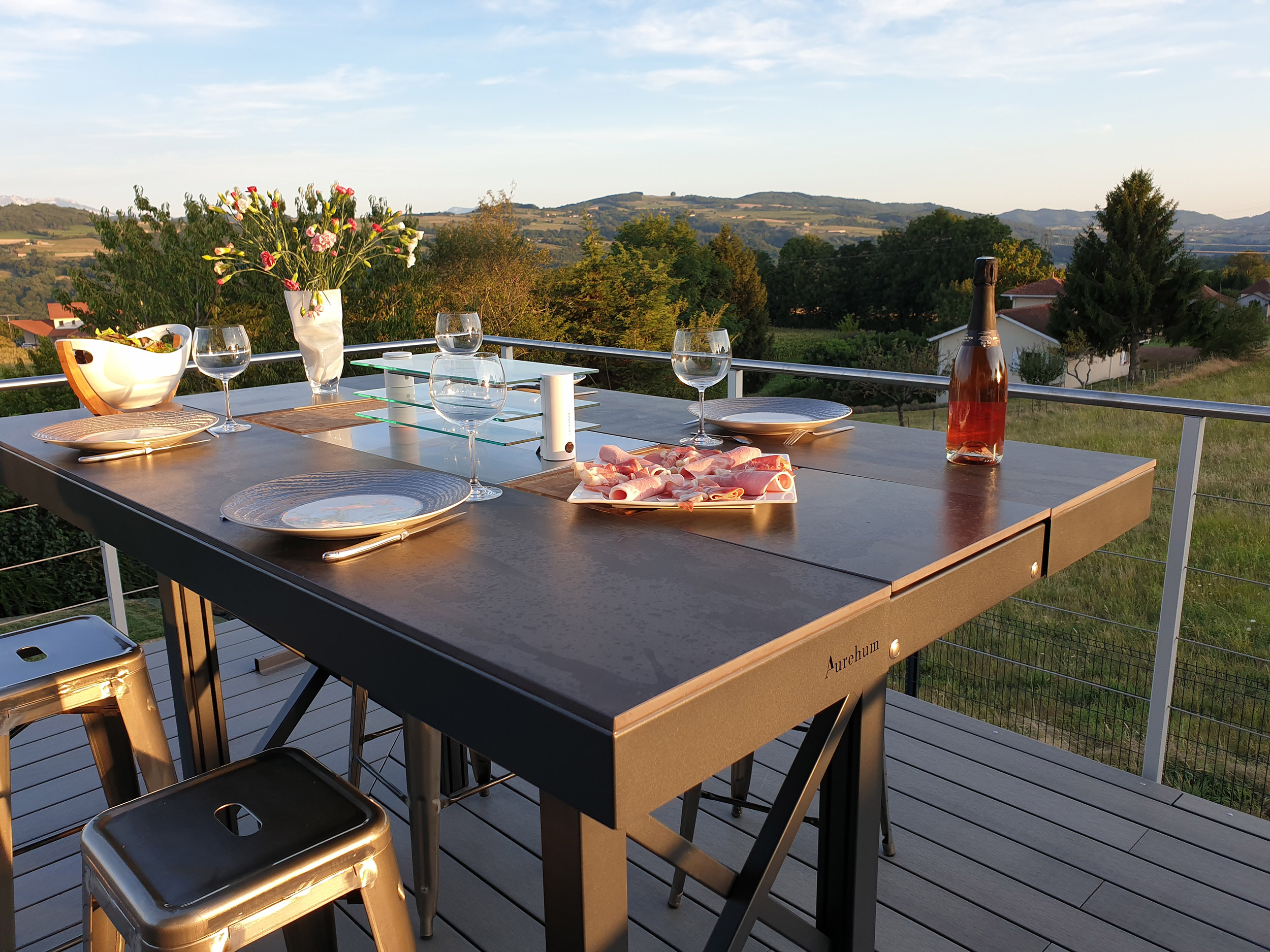 table d'extérieur de luxe